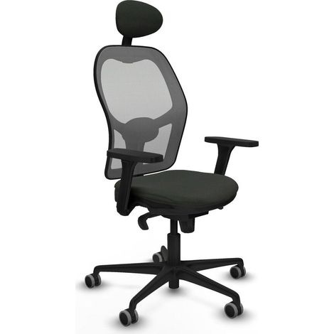Piqueras y Crespo 3D036G1 Silla de oficina negra ergonómica (1/3)