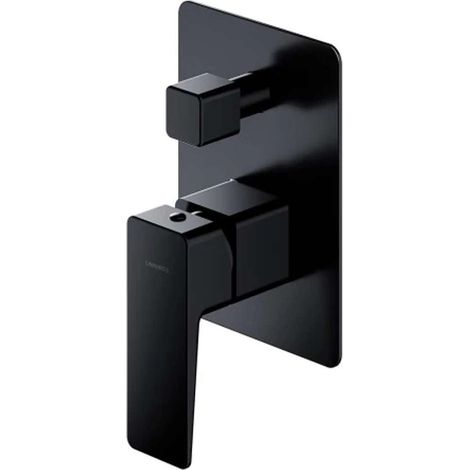 OMNIRES Parma - Unterputzarmatur für 2 Verbraucher, mit Einbaukörper, schwarz matt PM7435BL (1/2)