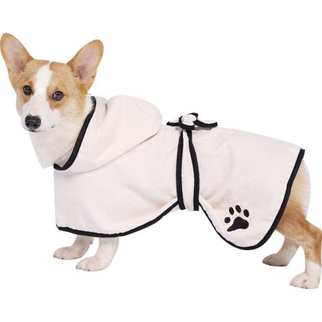 Serviette De Bain Pour Chien - Serviette Absorbante En Microfibre - Pour Séchage Après Bain Ou Natation - Taille Unique (1/5)