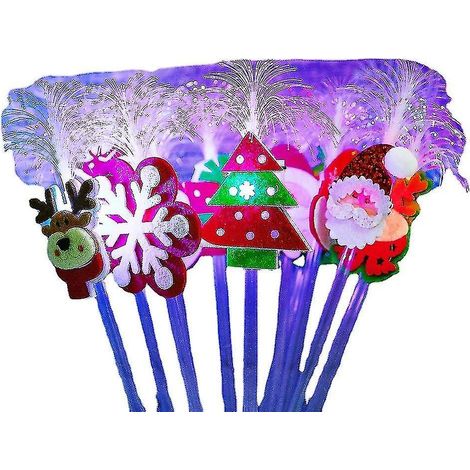 Cadeaux de Noël lumineux, décorations de Noël, bâtons lumineux, jouets LED colorés pour enfants (1/5)