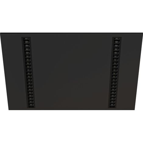 DALLE MODULO 600x600 UGR16 25W 2CCT (3000K/4000K) 3000lm 50000h noir ARIC 51977