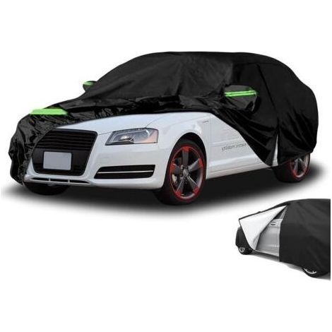 Housse de voiture d'hiver - Bâche de protection de voiture de qualité supérieure - Imperméable à l'eau et à la poussière - Pour hayon (430 x 170 x 140) (1/4)