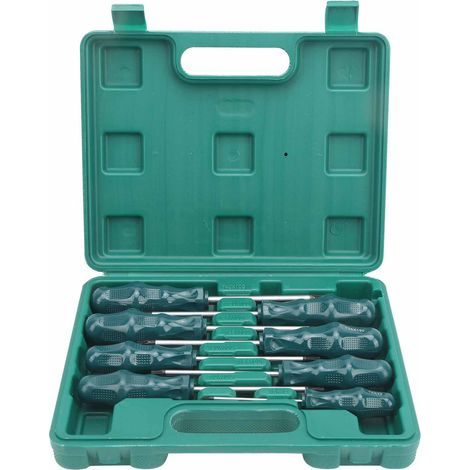 Set mit 8 tragbaren magnetischen CR-V-Sternschraubendrehern für die Autoreparatur (1/5)