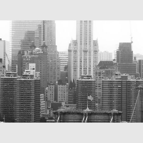 Poster intissé - New York monochrome - 90x202 cm