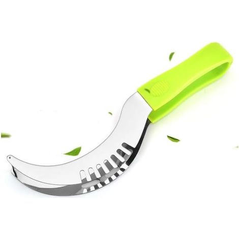 Coupe-Pastèque - Acier Inoxydable - Pour Pastèque Demi-Ronde Melon Papaye Gâteau - 1 Pièce