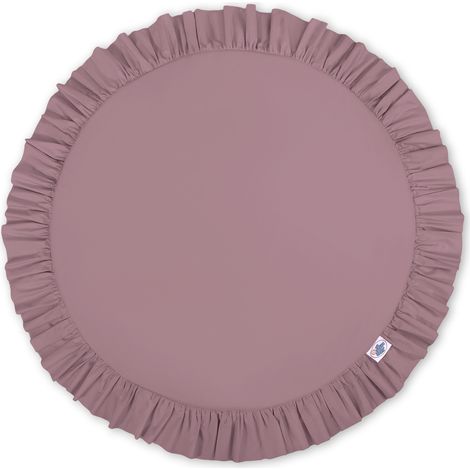 Krabbeldecke mit Rüschen - Retro Pink (1/4)
