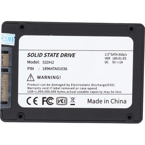 2,5" 1 TB High-Speed-SSD-Festplatte für Laptop und Desktop-PC