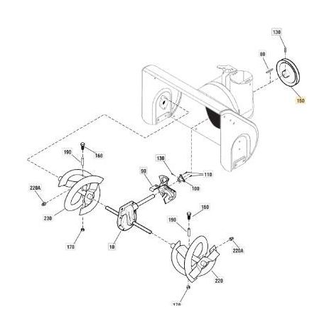 ORIGINAL STIGA 8.4 V4L RIEMENSCHEIBE – 1812-2517-01