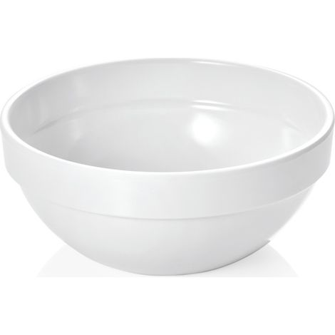 Saladier mélamine 1 ltr Ø 17 cm blanc - Was Germany