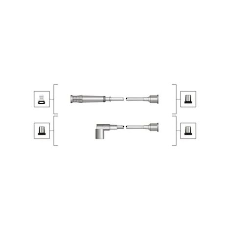 Kit de câbles d'allumage Magneti Marelli 941319170095 BMW