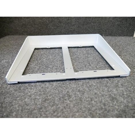 Visière de protection 4 modules aluminium anodisé 90x338x289mm COMELIT