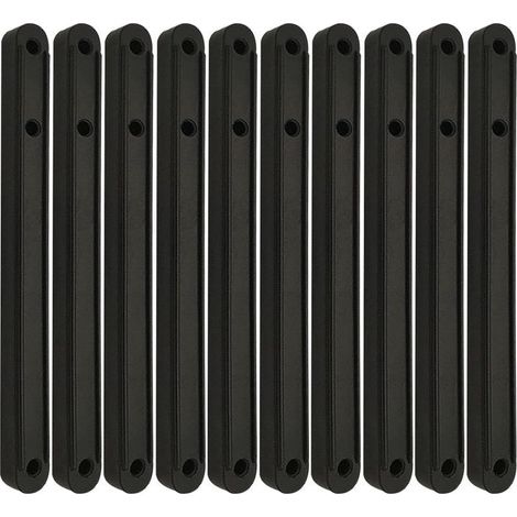 (noir, 180 mm)Glissières de tiroir en plastique, rails de guidage de boîtier de tiroir en plastique, rails de guidage d'armoire glissières, pour tiroir de meubles (1/5)