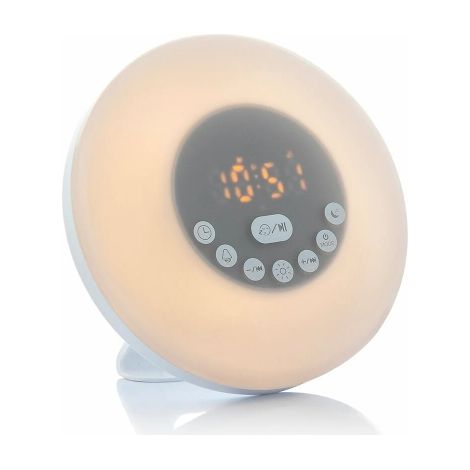Descubre el despertador amanecer recargable con altavoz Sunrilk InnovaGoods, la soluciÃ³n perfecta para comenzar tus dÃ­as de manera mÃ¡s relajada y a