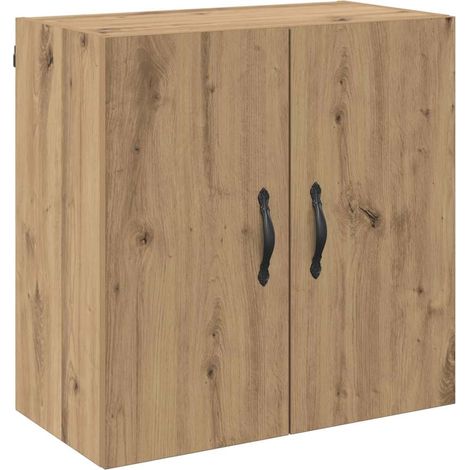 Maison Exclusive - Mobiletto a muro Rovere artigianale 60 x 31 x 60 cm