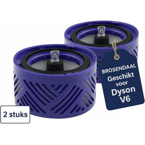 V6-Filter – Kompatibel mit Dyson V6 Akku-Staubsaugern (SV03, SV05, SV06, SV07) – Waschbarer HEPA-Filter – 2er-Pack (1/5)