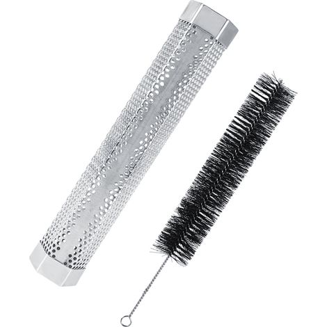 Kit de fumoir pour barbecue avec tuyau hexagonal en acier inoxydable de 12 pouces (1/5)