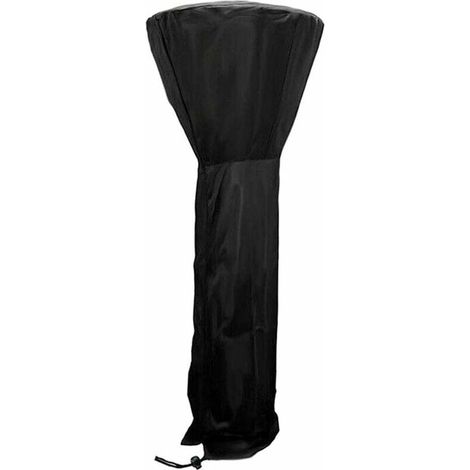 226X85X48cm Noir Housse pour Parasol Chauffant en 210D Oxford Imperméable ,Couverture de Chauffage Patio,Bache de Protection pour (1/4)