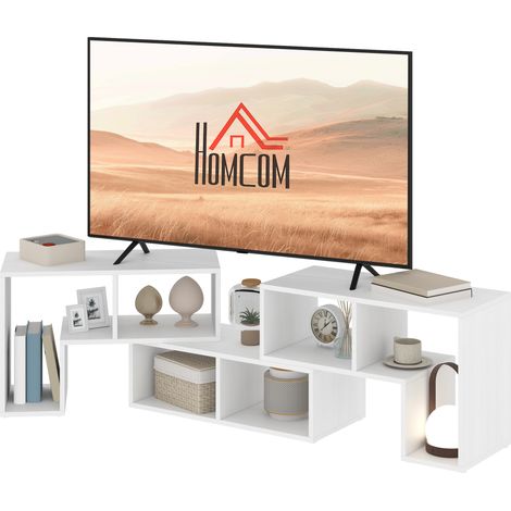 Three-Block Modular TV St- White Wood-Effect (1/5)