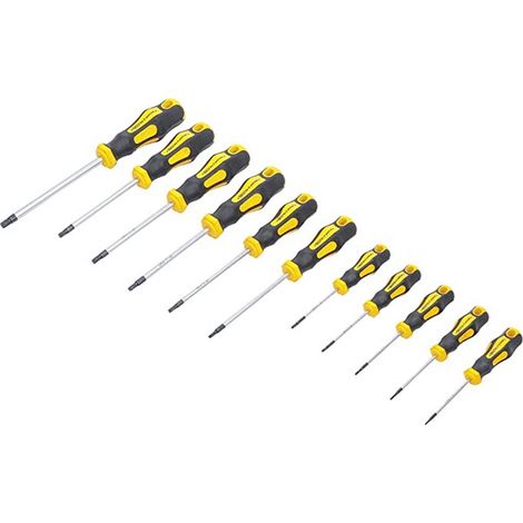 Jeu de 11 tournevis torx assortis de t6,t7,t8,t9,t10,t15,t20,t25,t27,t30,t40 (1/3)