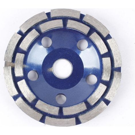 Disque Diamant 115mm Double Rangée Béton Alésage 22,23mm Meulage Surface Lisse Haute Performance