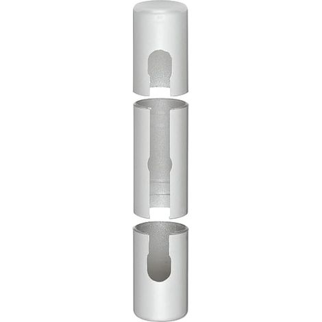 Cyclingcolors – Couvre gond cache paumelle pour fenêtre et porte – Plastique blanc – Longueur 119mm – Diamètre 20mm – Protection charnière