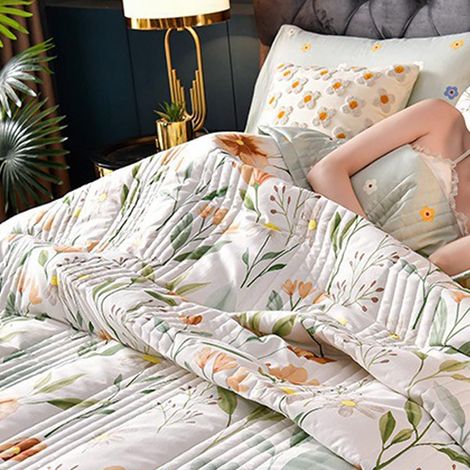 Couverture d'été Climatisée, Plaid Léger Rafraîchissant, for Chambre, canapé, Sieste, Voyage (200 230 cm) (1/5)