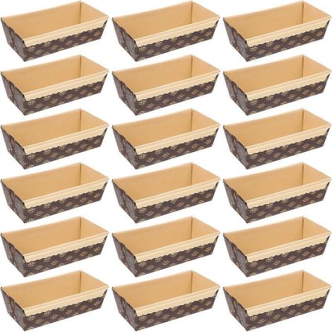 Moules à pain en papier sulfurisé GETIT compatibles avec le papier sulfurisé (25 pièces) (1/4)
