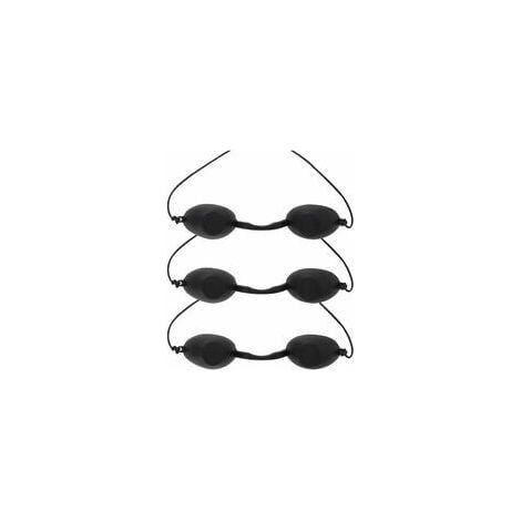 3 Pcs Lunettes de Protection UV, Lunettes Solarium Lunettes Protection UV Conviennent pour la Beauté Laser IPL Convient à la Clinique de Beauté ou à la Maison (1/4)