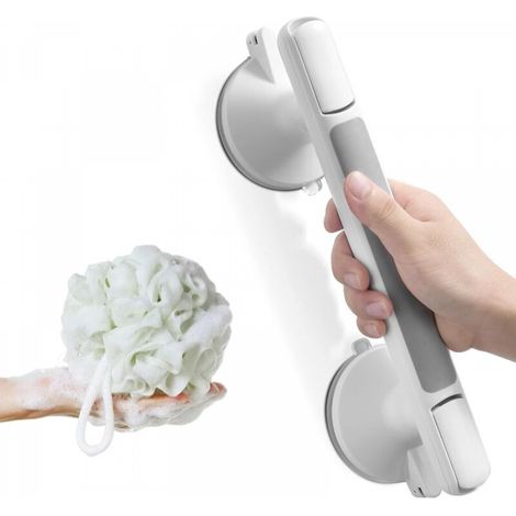Barres d'appui pour baignoire et douche, poignées de douche avec ventouses, adaptées aux personnes âgées (1/5)
