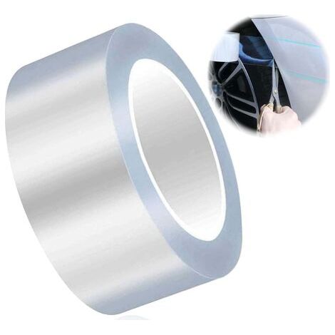 Film de protection transparent 5 cm x 10 m – Auto-adhésif anti-rayures – Résistant à l'eau et aux UV – Protection seuil de porte voiture (1/5)