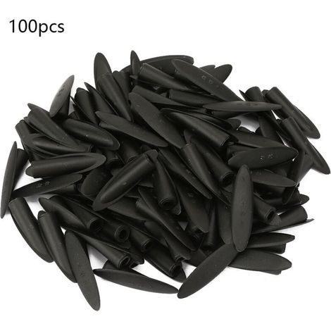 100 piezas de madera de 9,5 mm para plantilla de perforación de bolsillo, accesorios para herramientas de carpintería (Negro) (1/4)