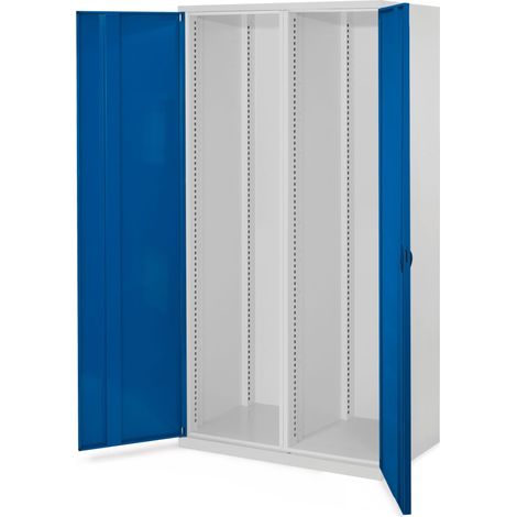 Kappes Schwerlastschränke mit Mitteltrennwand 1950x1000x600mm Vollblechtüren Modell 50 enzianblau