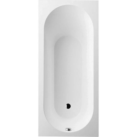 Sistema de hidromasaje, Oberon, Bañera, UBQ160OBE2V, Rectangular, Quaryl®, 1600 x 750 mm, blanco, Hydropool Comfort (HC),