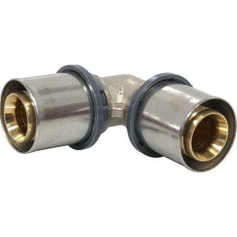 Raccord multicouche à sertir TH - Coude égal Ø26x3,0 - Arcanaute (1/4)