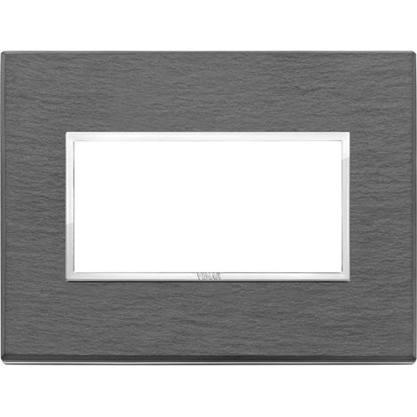 Placca 4M ardesia a spacco Vimar Eikon Evo 21654.52