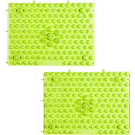 Tapis De Massage Pour Les Pieds - Plaque Réflexologie Podale À Picots En Caoutchouc - Pour Salle De Bain Bureau Extérieur - 1 Pièce (1/5)