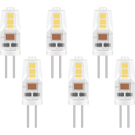 G4 LED Bulbs 2W, AC/DC 12V, 20W Halogen Lamps, Neutral White 4000K, 200LM, Energy-Saving Bulb for Cooker Hood Chandelier, Non-Dimmable (1/5)
