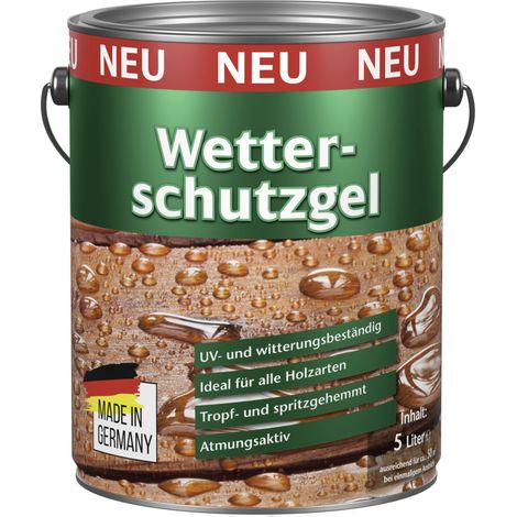 Wetterschutzgel 5 L nussbaum
