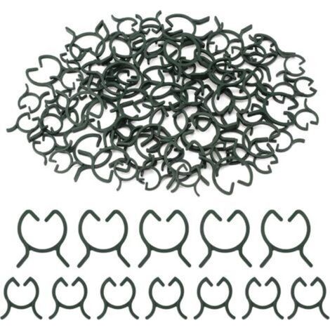 200 Pièces Clips de Support pour Plantes,Attache pour Tomates,Attache pour Plantes Grimpantes,Clips de Fixation Plantes Exterieur,Clips de Jardin,pour Fruit,Légume,Tomates-M+L