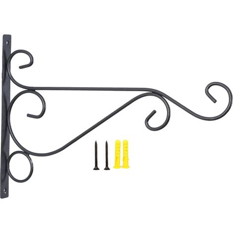 Support pour panier suspendu pour plantes de jardin style (1/5)