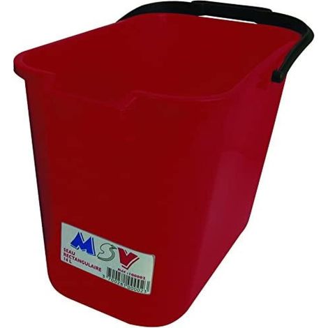 Seau Rectangulaire Plastique 37 x 23 x 26 cm