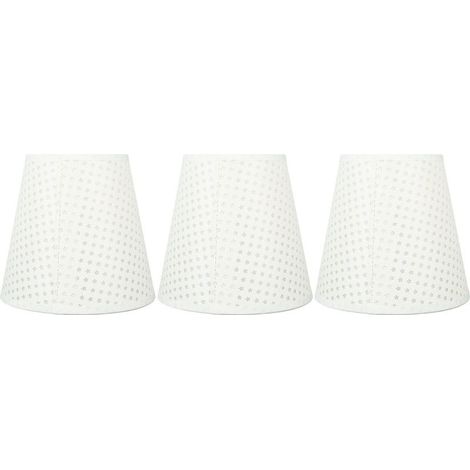 3 pièces E14 baril tissu abat-jour moderne minimaliste tissu abat-jour chambre chevet abat-jour pour lustre mur (1/5)