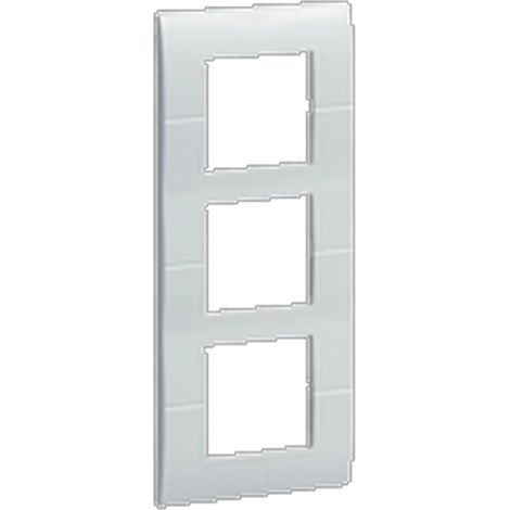 Hager WS407 - Systo 3x2M Vertical triple plate center distance 57 white