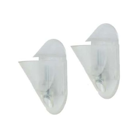 REGGIMENSOLE REGOLABILI TRASPARENTI 86X38X50MM PER