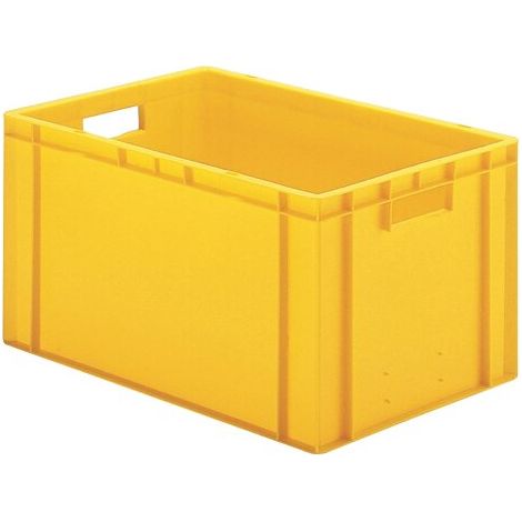 Transport-Stapelkästen, gelb Maße in mm (BxTxH): 600 x 400 x 270