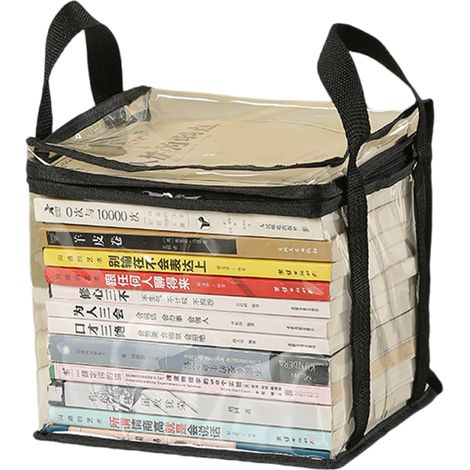 Boîte de Rangement Pliable et Transparente pour Livres, Jouets et Plus (1/5)