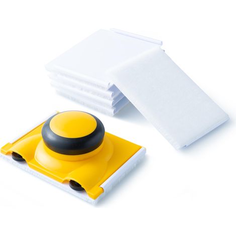 Paint Edger with 5pcs Replacement Pads, Paint Pad, Edge Painting Tool for Wall Paint Pad Applicator for Ceilings Corner Edges Painter Trim Paint Supplies Trimmer (1/5)