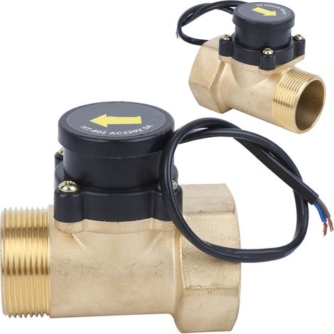 Capteur de débit pour pompe à eau, laiton, régulateur de pression électronique, interrupteur de commande automatique, 1,5 pouce, HT-802, 220 V (1/5)