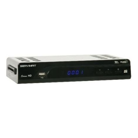 Récepteur Satellite - SERVIMAT - SIRIUSHD - Noir laqué - Afficheur bleu - Mise à jour USB
