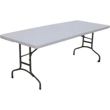 Mesa Jardin 183X75X75Cm Plegable Resinaina-Acero (1/6)